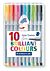 Staedtler brilliant colours - triplus fineliner box 10st. 334SB10