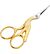 Embroidery Scissor handle gilded, 9,5cm