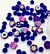 Katsuki Smileys & beads, Purple