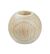 Wooden Balls for Macrame, Naturel ø30mm / hole 10mm / 5pcs