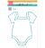 Marianne Design Craft stencils, Onesie by Marleen