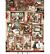 SL Card making pad for creating 12 cards Cottage Christmas nr.41 - 14 Sheets