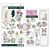 Prima Marketing Serene Petals Chipboard Stickers Blooming Beauty (26pcs) (671228)