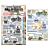 AALL & Create Geometric Gazette A6 Stamp Sets Global Gazette by Autour De Mwa & Co (AALL-TP-1343)