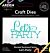 Arden Creative Studio Page Starters Sentiment Series Craft Die Stacked Let's Party (ACSCD0014)