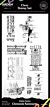 Arden Creative Maker Series 4x8 Inch Clear Stamp Set Chronicle Remnants (ACSCS0031)