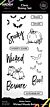 Arden Creative Maker Series Wicked Woods 4x8 Inch Clear Stamp Set Batty by Katie Pertiet (ACSCS0036)