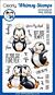 Whimsy Stamps Penguin Lean on Me Clear Stamps