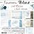 Craft O' Clock FOREVER BLUE - set of BASIC papers 20,3x20,3cm