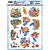 3D Cutting Sheets - Berries Beauties - Happy Blue Birds - Colourful Birds