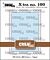 Crealies X-tra Dies No. 100 ATC with Postage Stamp Border (CLXtra100) 