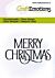 CraftEmotions clearstamps 6x7cm - Tekst Merry Christmas - EN
