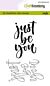 CraftEmotions clearstamps A6 - handletter - just be you (Eng) 