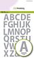 CraftEmotions Die - alfabet hoofdletters basic Card 12x20,5cm 40mm 