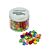CraftEmotions Letter beads - cube colored opaque 180 pcs 7mm