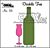 Crealies Double Fun no. 36 champagneglas en wijnfles klein 13x40 - 22x76mm