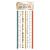 Stamperia Family Rub-On 8,33x2,36 Inch Stripes (DFLRB219)