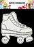 Dutch Doobadoo Card Art Rollerskates A5         