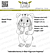Lesia Zgharda Stamp Adorable Bunny in Bear Kigurumi