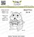 Lesia Zgharda Design Stamp “Hamster with Violets”