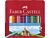 kleurpotlood Faber-Castell Castle zeskantig metalen etui    met 24 stuks
