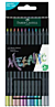 Kleurpotlood Faber-Castell Black Edition 12 stuks Metallic in karton etui