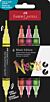 Acrylmarker Faber-Castell Black Edition Shake & Paint 4st. neon kleuren
