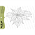 Lesia Zgharda Design Stamp Puansetias leaf Big