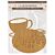 Stamperia Coffee and Chocolate MDF Crafty Shapes Blanks Cup and Plate (KLSM70)