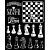 Stamperia Thick Stencil 20x25cm Alice Check Mate (KSTD089)