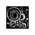 Stamperia Furry Friends Thick Stencil 12x12cm Vibrant Circles (KSTDS62)