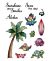 Hawaiian Vacation 4x6 Inch Clear Stamps (LDRS3388)
