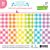 Lawn Fawn gotta have gingham rainbow petite paper pack