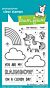 Lawn Fawn 3x4 clear stamp set my rainbow