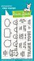 Lawn Fawn 3x4 clear stamp set simply celebrate teachers