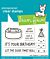 Lawn Fawn 2x3 clear stamp set year sixteen