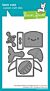 Lawn Fawn stand-alone die tiny gift box whale and dolphin add-on