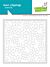 Lawn Fawn daisy bloom outline background stencil