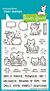 Lawn Fawn 4x6 clear stamp set hocus purr-cus!