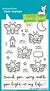 Lawn Fawn 4x6 clear stamp set i like cute moths