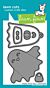 Lawn Fawn stand-alone die happy ghost tag
