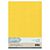 A4 Kanariegeel Linnenkarton