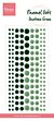 Marianne D Decoration Enamal dots - Duotone Groen PL4522 95x210cm