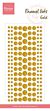 Marianne Design Decoration Enamel dots - Glitter goud PL4523 10x21cm