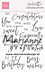 Marianne Design Stempel Handwritten - Congratulations (Eng) 110x150mm 