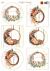Marianne D Decoupage Mattie Mooiste - Herfstkransen MB0211 A4, 6 images 