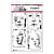 Ranger Dina Wakley Media Cling Stamps Collaged Portraits (MDR87779)