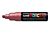 Marker met schuin afgeslepen punt large Metallic rood