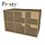 Pronty MDF Storage system Basic Box Mini Drawer 460.483.015  220x150x130mm - 4mm