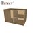 Pronty MDF Storage system Half Box Three boxes 460.483.021  220x150x130mm - 4mm